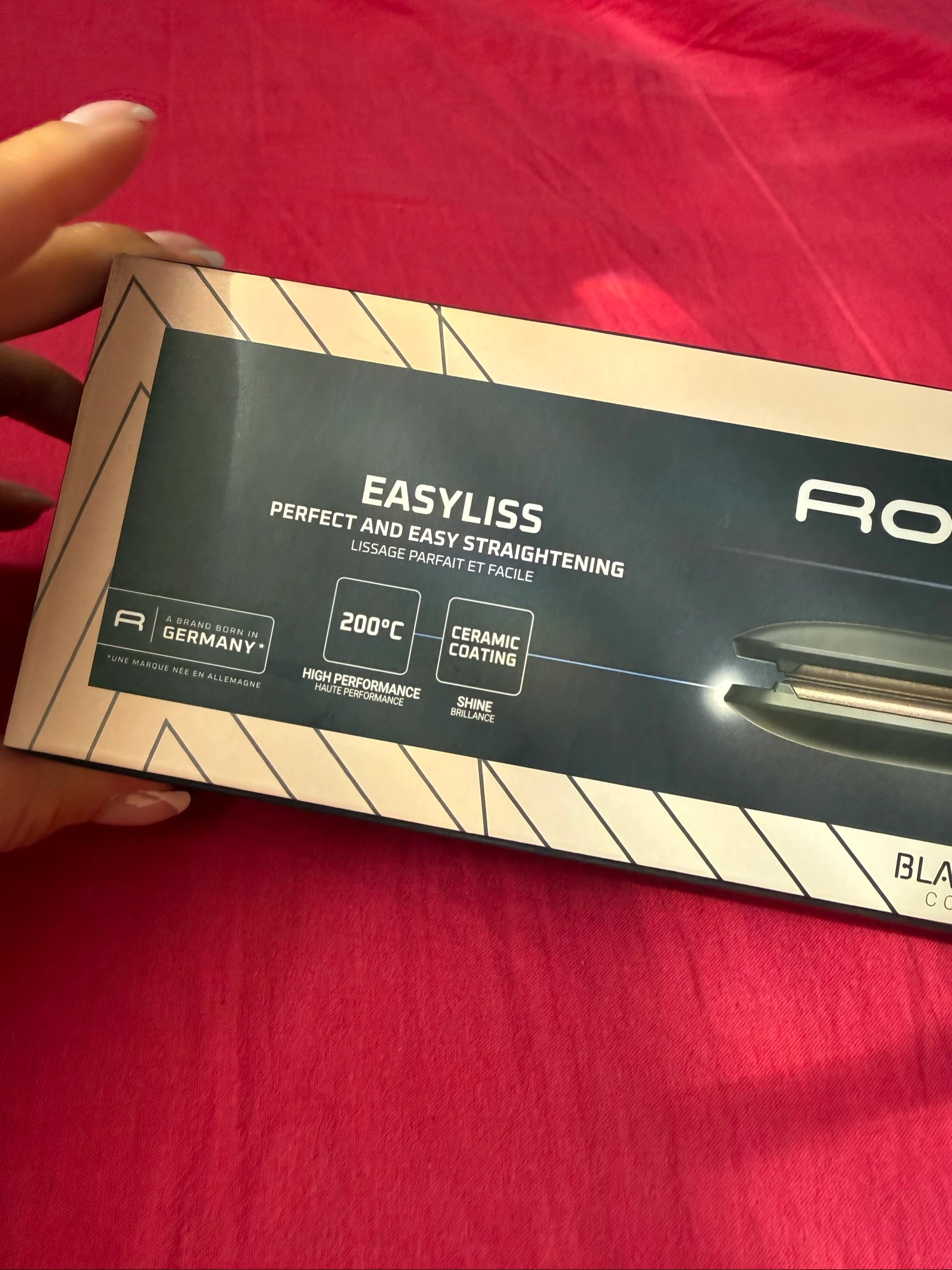 ✨ Plancha Rowenta EasyLiss Black Enigma – Nueva – photo 7